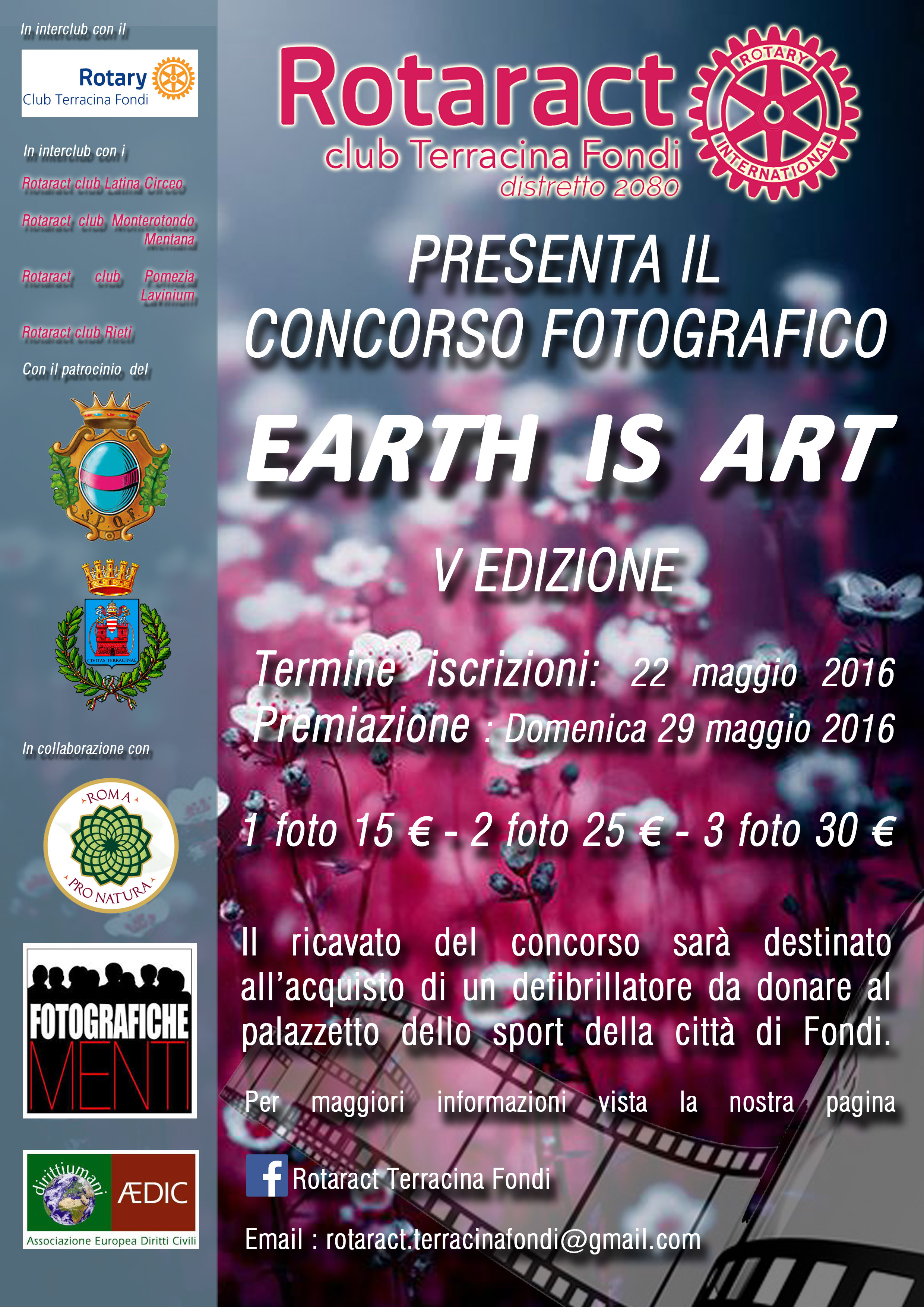 Concorso fotografico “EARTH IS ART“