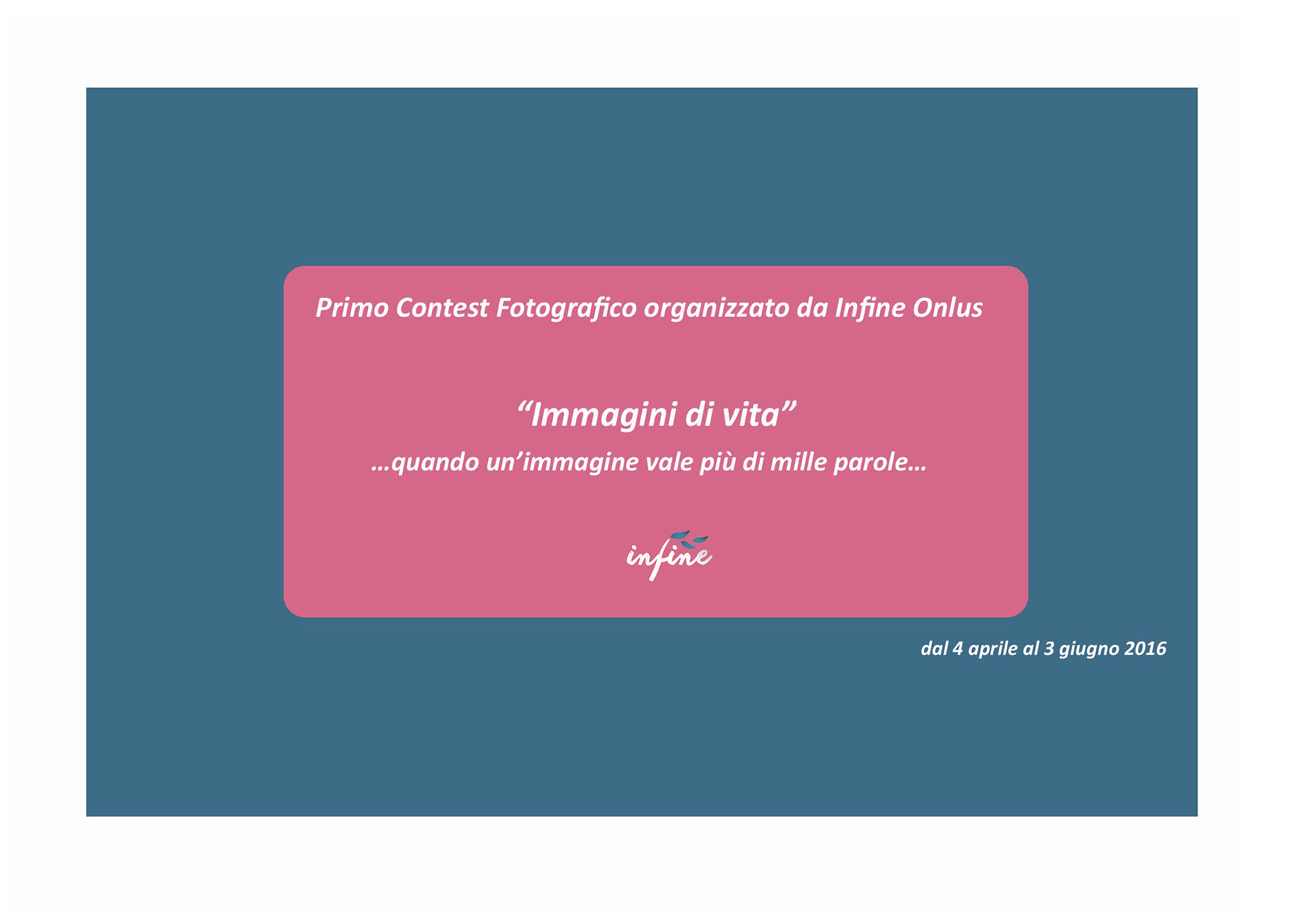 Concorso fotografico “Immagini di vita”