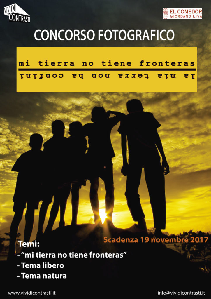 Concorso fotografico “Mi Tierra No Tiene Fronteras”