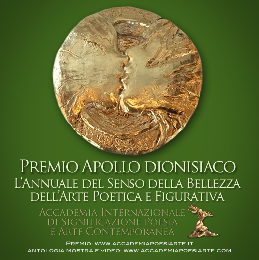 Premio Internazionale d‘  Arte Contemporanea “Apollo dionisiaco” Roma 2019