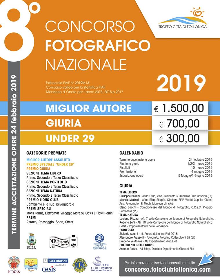 8° Trofeo Città di Follonica 8° Trofeo Città di Follonica