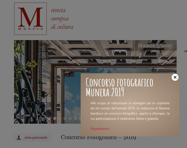 Munera - Concorso fotografico 2019