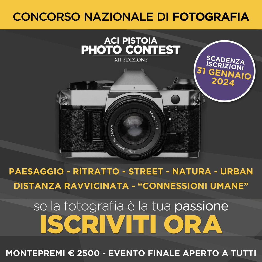 XII edizione ACI Pistoia Photo Contest - 2023-2024