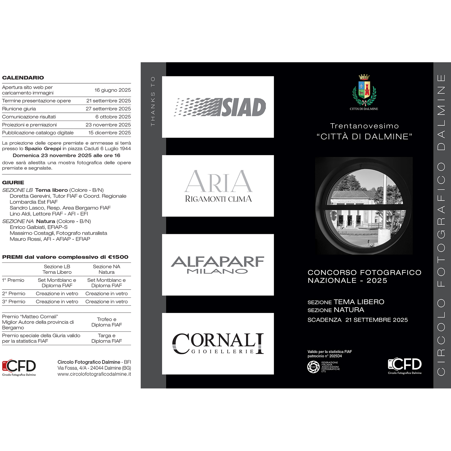 39° Concorso Fotografico Nazionale "Città di Dalmine"