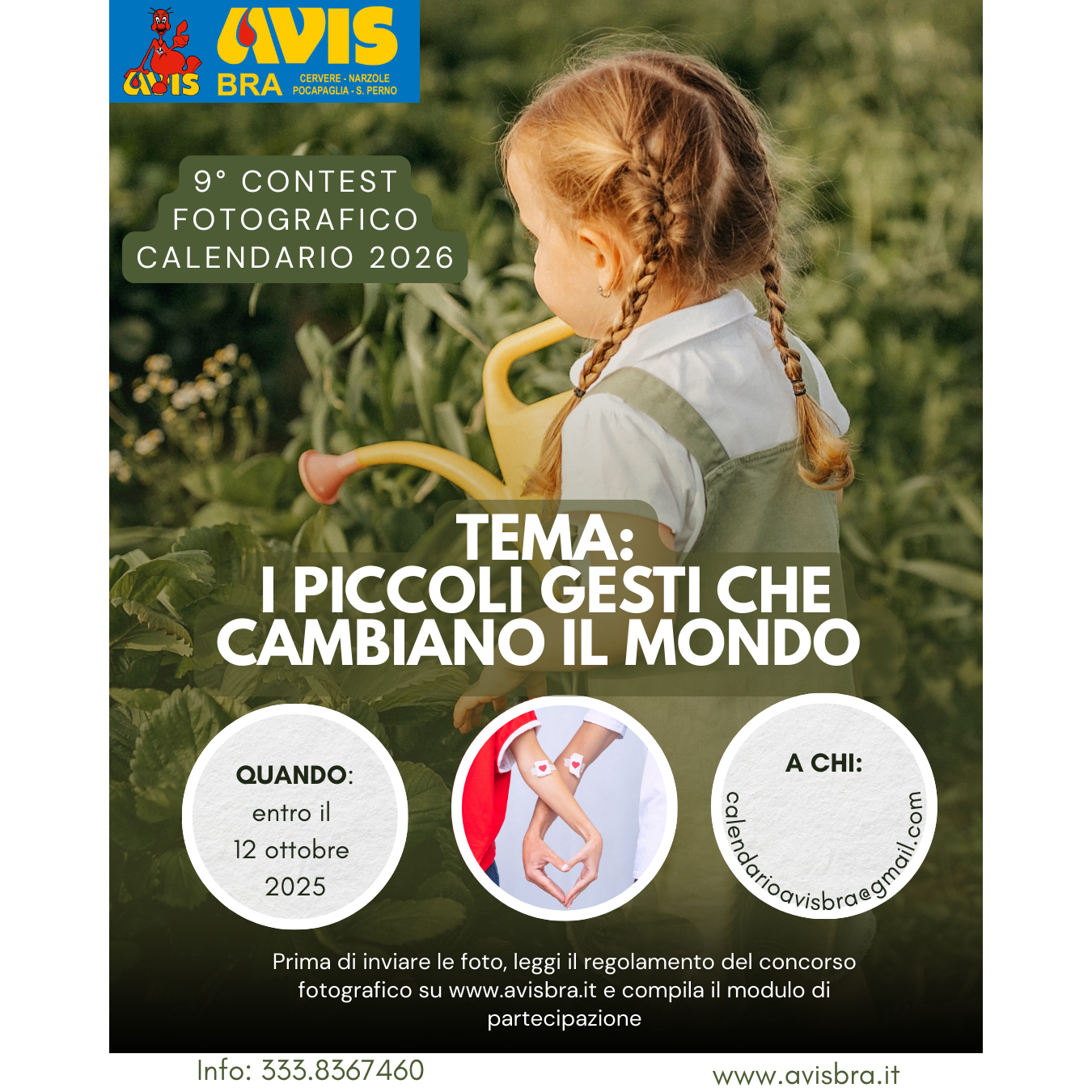 9° Contest fotografico AVISBRA "I piccoli gesti che cambiano il mondo" 9° Contest fotografico AVISBRA "I piccoli gesti che cambiano il mondo"
