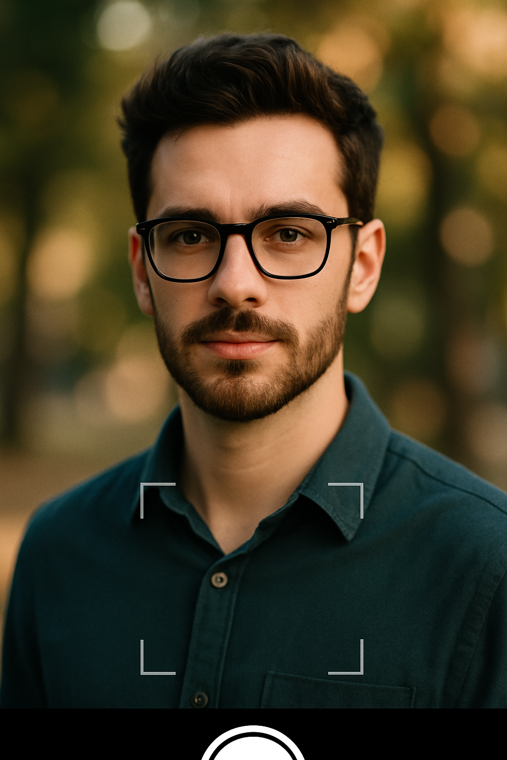 IMMAGINE SEGNAPOSTO GENERATA CON IA - Ritratto smartphone con soggetto nitido e sfondo sfocato (effetto bokeh), tipico della modalità ritratto.