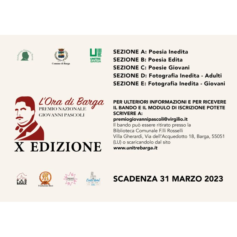 Premio Nazionale "Giovanni Pascoli" - elenco-concorsi