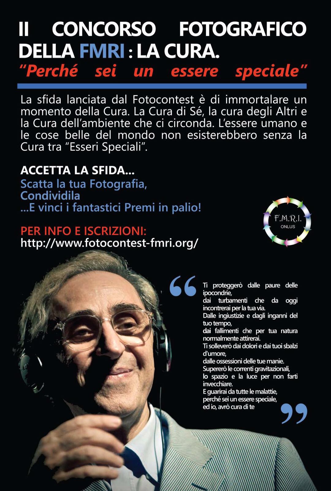 “La Cura. Perchè sei un essere speciale” “La Cura. Perchè sei un essere speciale”