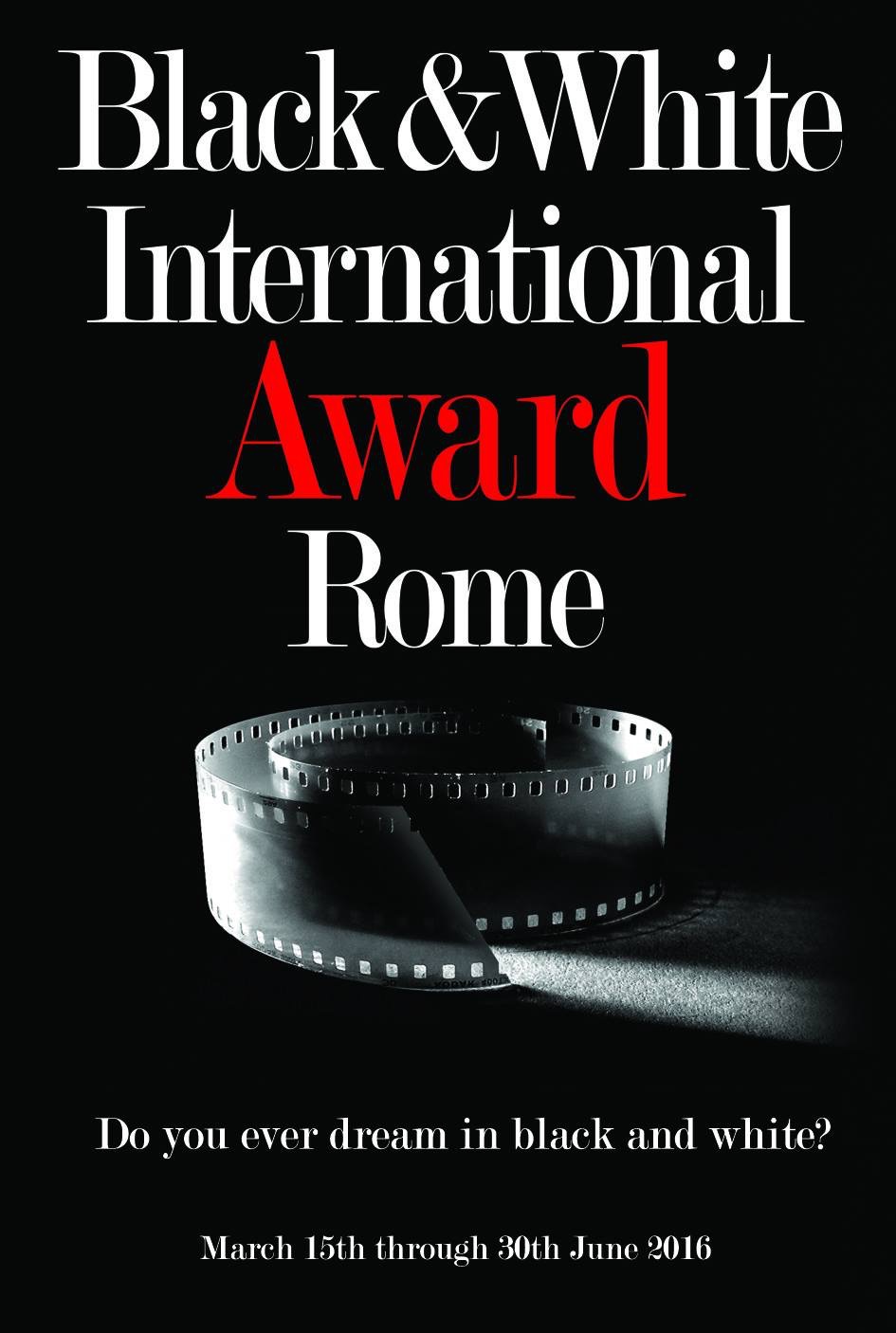 BLACK AND WHITE INTERNATIONAL AWARD ROME