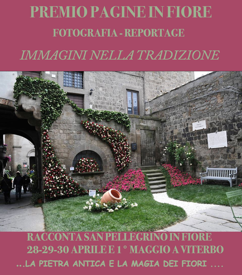 Premio Pagine in Fiore - Concorso reportage fotografia “Immagini nella tradizione“