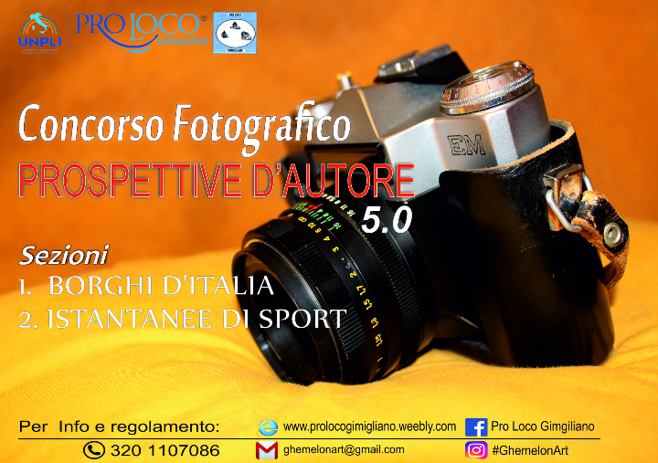 Concorso fotografico Prospettive d‘ Autore 5. 0 Concorso fotografico Prospettive d‘ Autore 5. 0