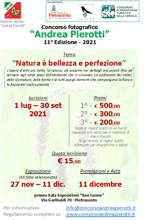 CONCORSO FOTOGRAFICO “ANDREA PIEROTTI“ CONCORSO FOTOGRAFICO “ANDREA PIEROTTI“