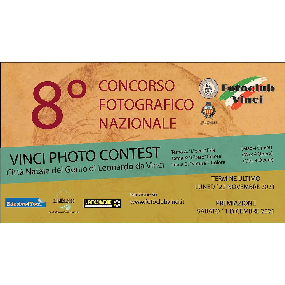 8° Vinci Photo Contest Concorso Fotografico Nazionale