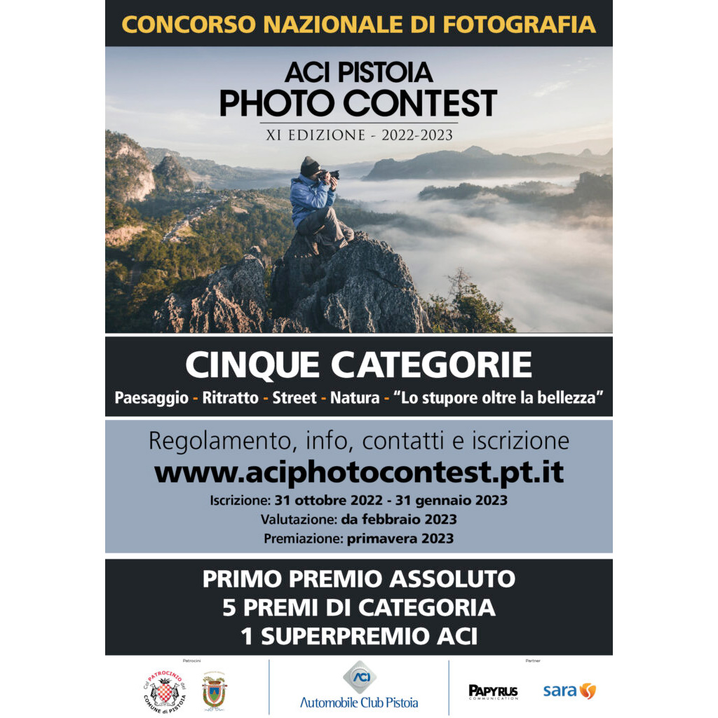 XI edizione ACI Pistoia Photo Contest - 2022-2023