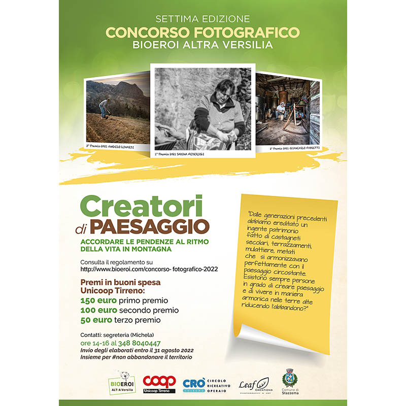 Bioeroi per la Montagna 2022 - CREATORI DI PAESAGGIO - Accordare le pendenze al ritmo della vita in montagna Bioeroi per la Montagna 2022 - CREATORI DI PAESAGGIO - Accordare le pendenze al ritmo della vita in montagna