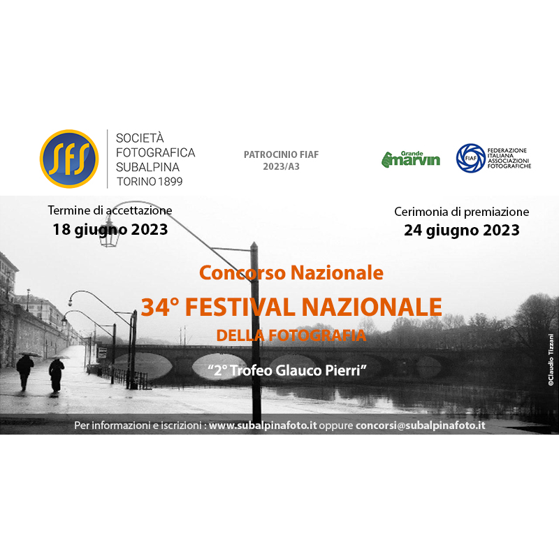 34° Festival Nazionale della Fotografia, “2° Trofeo Glauco Pierri” - Concorso fotografico
