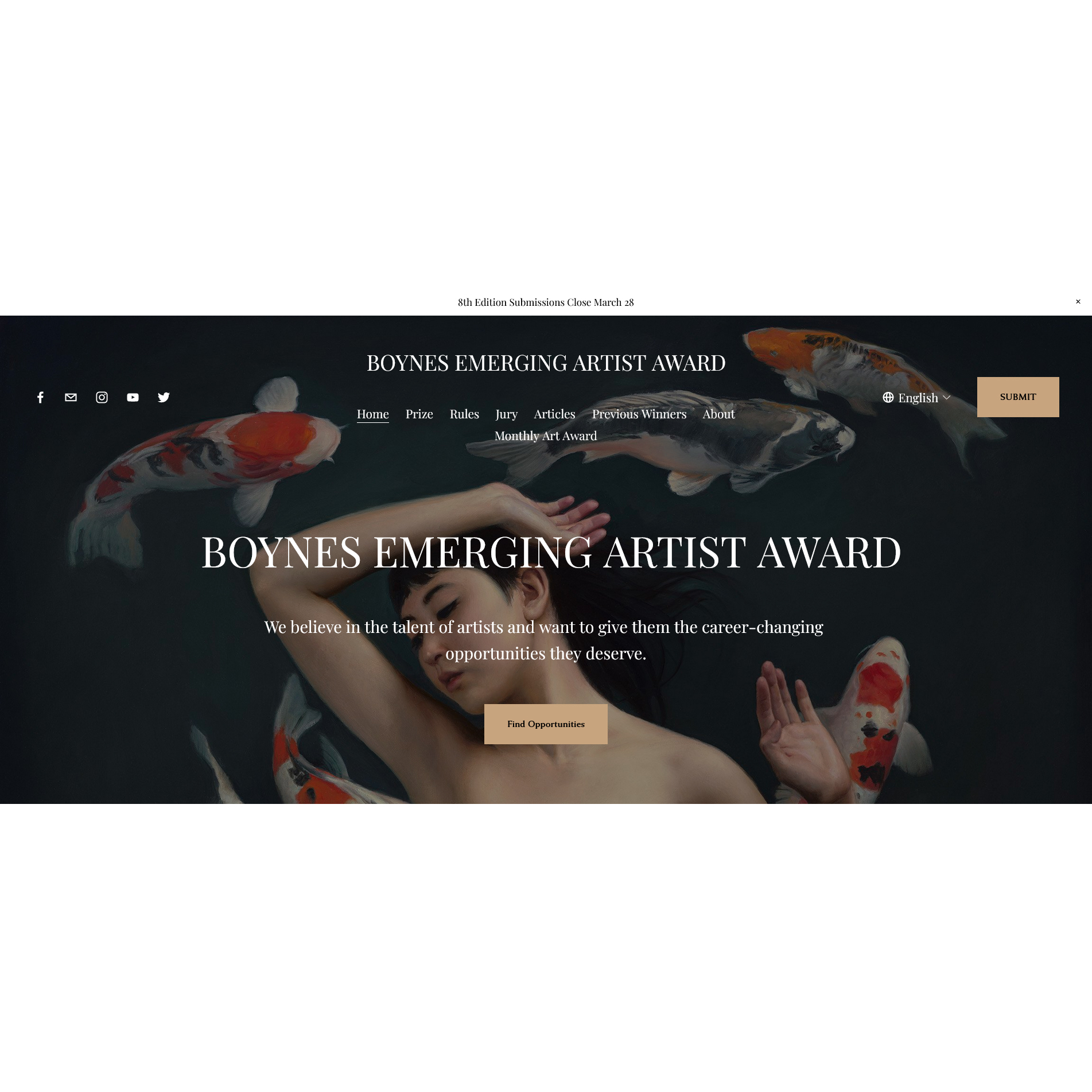 Boynes Emerging Artist Award 8th Edition
