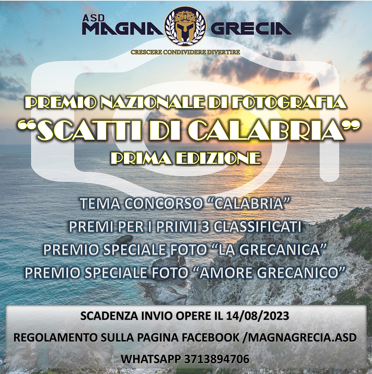 I edizione del Premio Nazionale di fotografia “SCATTI DI CALABRIA” I edizione del Premio Nazionale di fotografia “SCATTI DI CALABRIA”