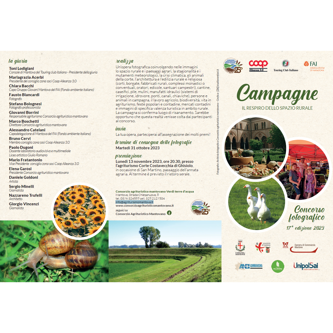 Concorso fotografico «Campagne 2023» - XVII edizione Concorso fotografico «Campagne 2023» - XVII edizione