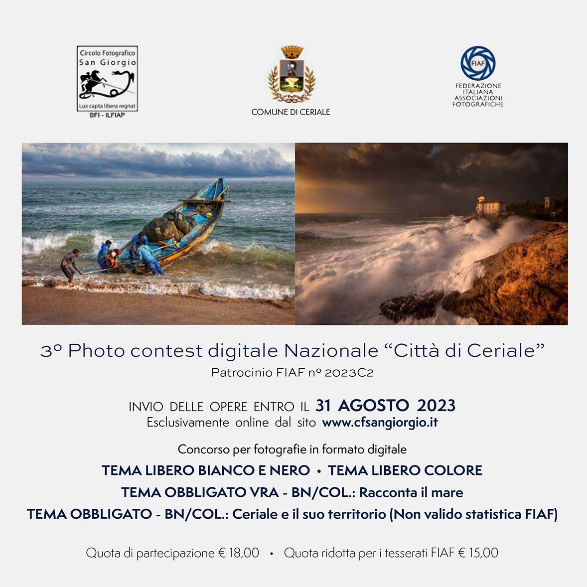 3° Photo contest digitale Nazionale “Città di Ceriale” 3° Photo contest digitale Nazionale “Città di Ceriale”