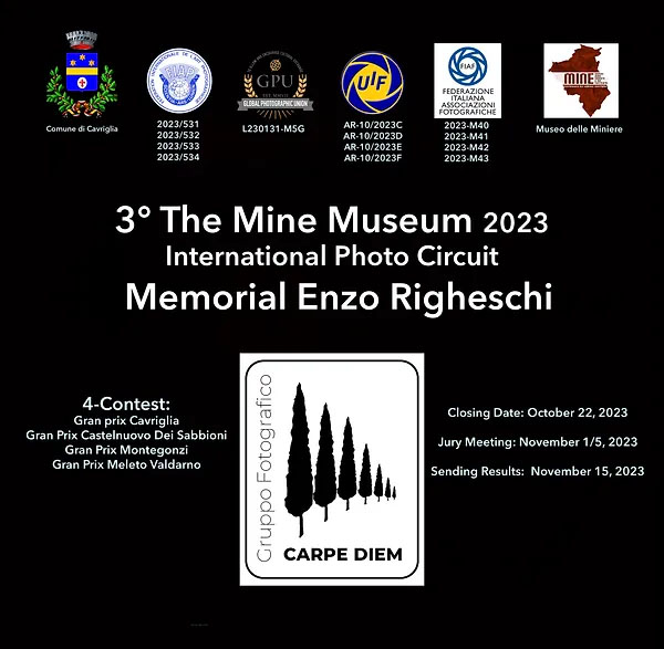3° THE MINE MUSEUM INTERNATIONAL PHOTO CIRCUIT Memorial Enzo Righeschi 3° THE MINE MUSEUM INTERNATIONAL PHOTO CIRCUIT Memorial Enzo Righeschi