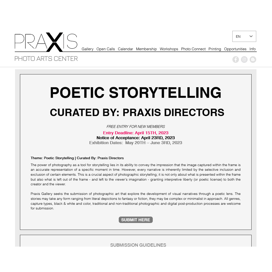 Concorso fotografico “Poetic Storytelling”
