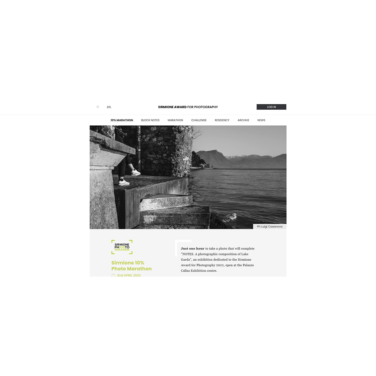 Sirmione 10% Photo Marathon (parte del PREMIO SIRMIONE PER LA FOTOGRAFIA -  XIV edizione)