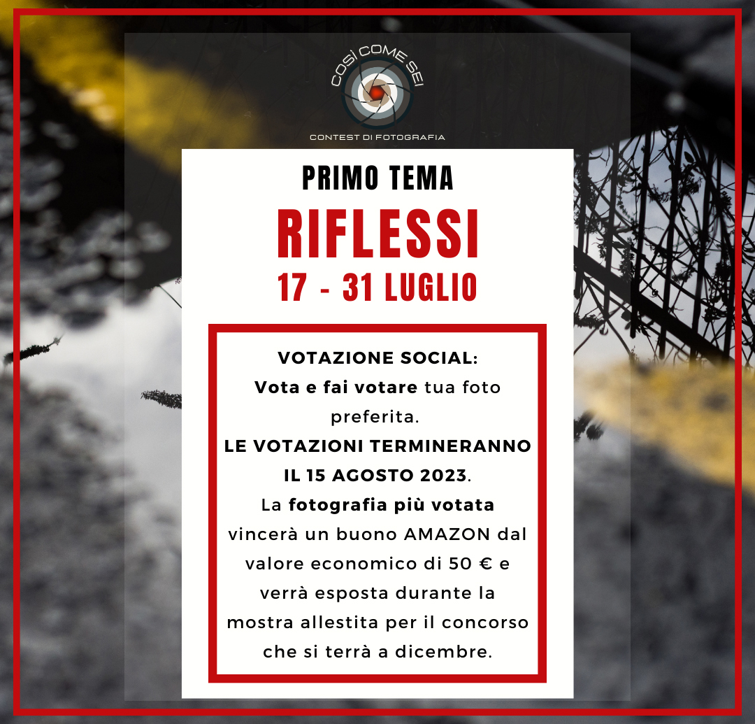 Contest fotografico "Così come sei" Contest fotografico "Così come sei"