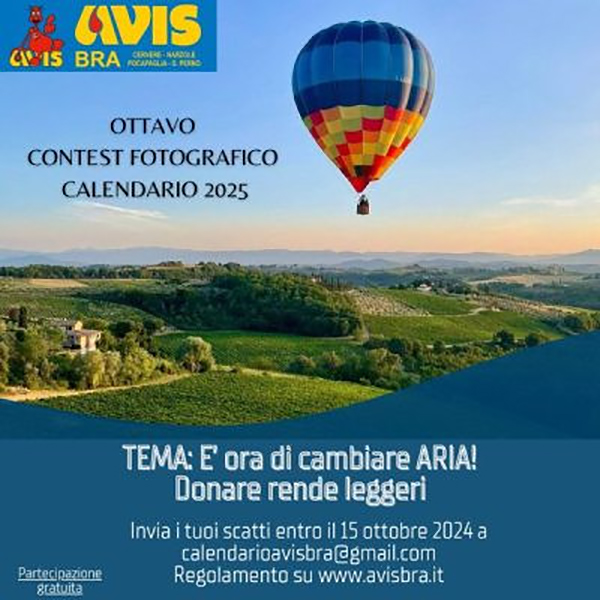 8° Contest fotografico per la realizzazione del calendario 2025 Avisbra 8° Contest fotografico per la realizzazione del calendario 2025 Avisbra