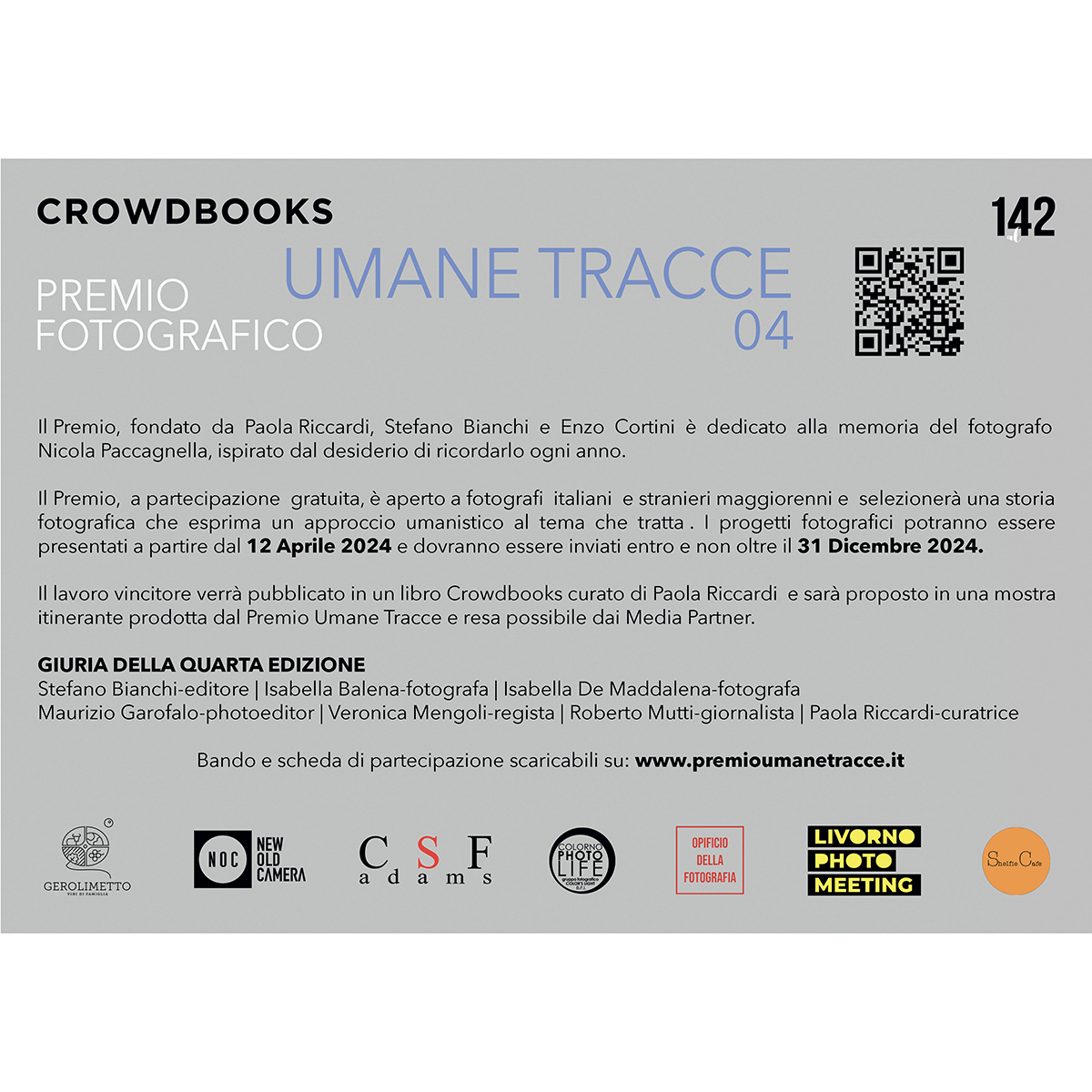 Premio fotografico Umane Tracce - IV edizione Premio fotografico Umane Tracce - IV edizione