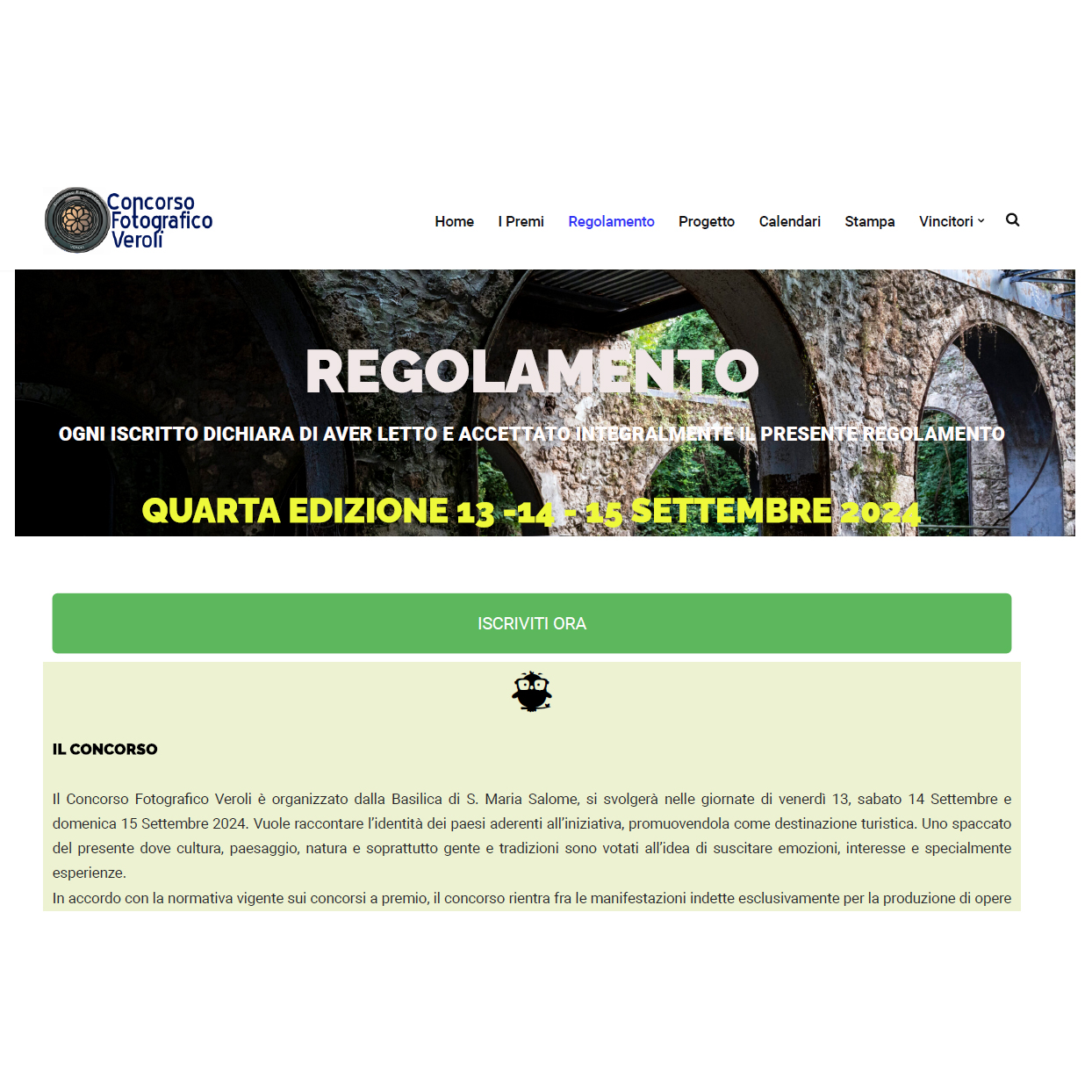 Concorso Fotografico Veroli IV edizione Concorso Fotografico Veroli IV edizione