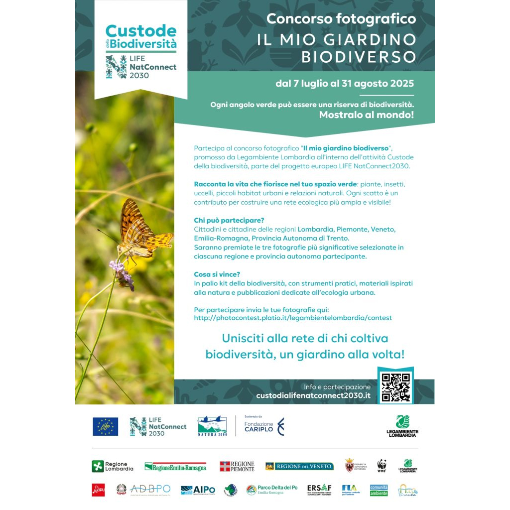 Concorso fotografico “Il mio giardino biodiverso" Concorso fotografico “Il mio giardino biodiverso"