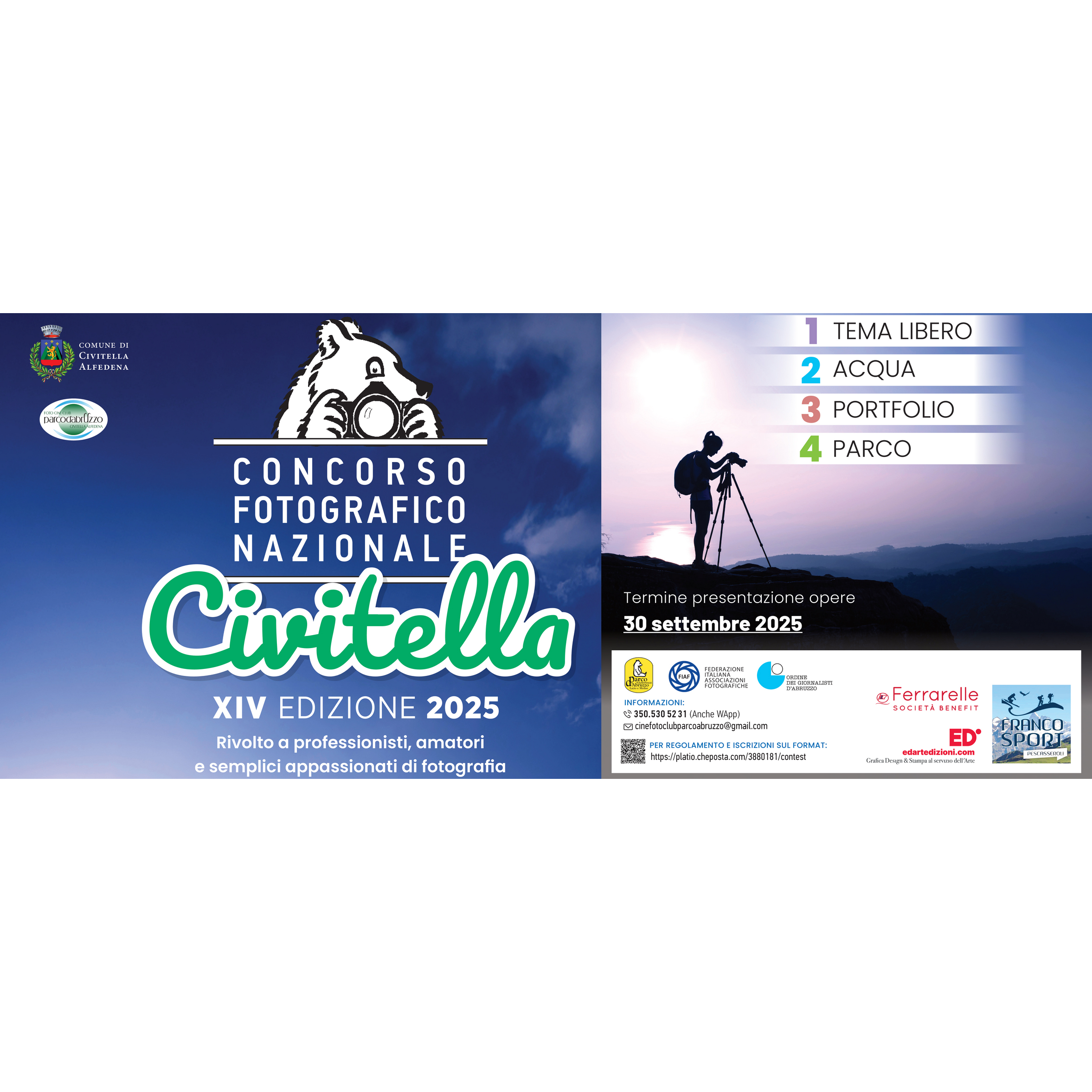 XIV edizione del Concorso Fotografico Nazionale “Civitella”