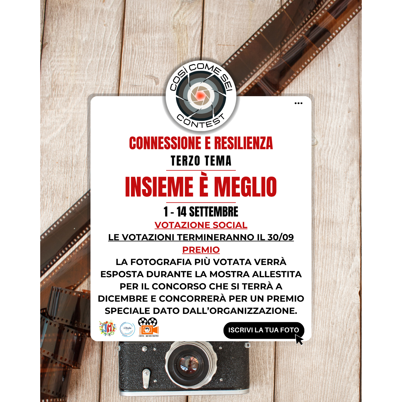 Contest di fotografia Così Come sei 2025 - Terzo tema Contest di fotografia Così Come sei 2025 - Terzo tema