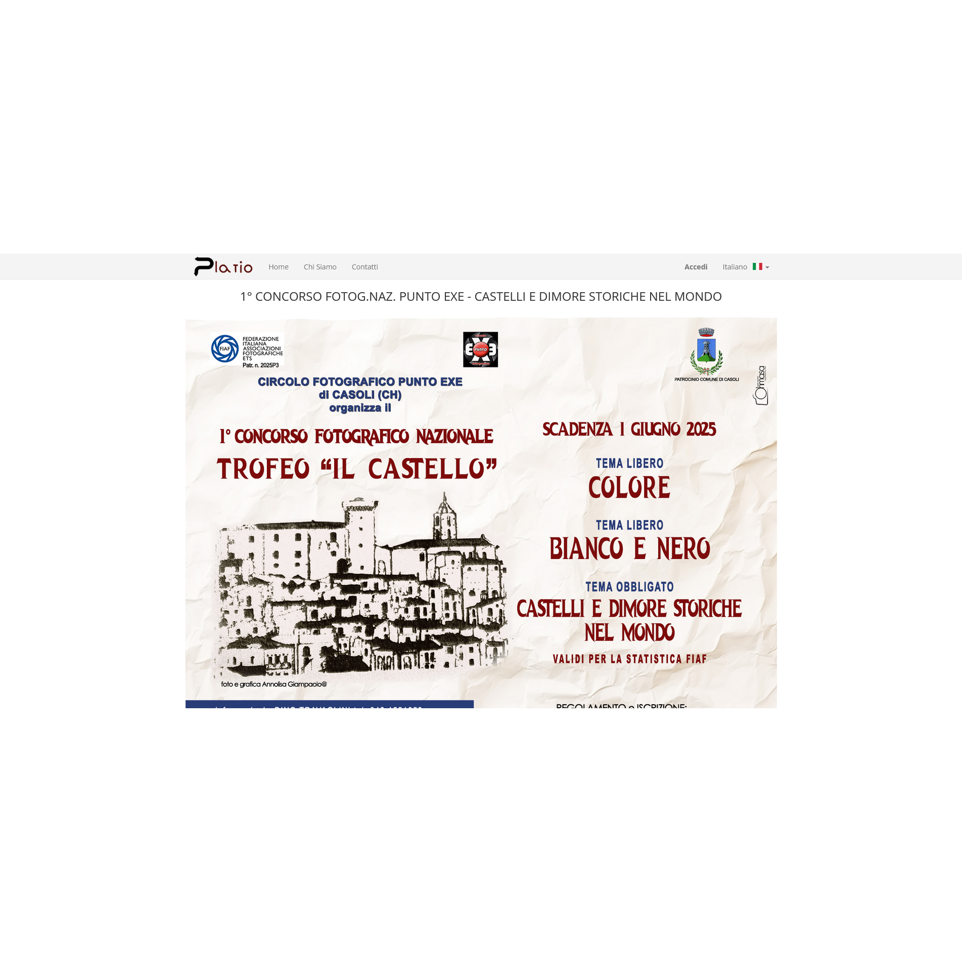 1° Concorso Fotografico Nazionale: “CASTELLI E DIMORE STORICHE NEL MONDO” 1° Concorso Fotografico Nazionale: “CASTELLI E DIMORE STORICHE NEL MONDO”