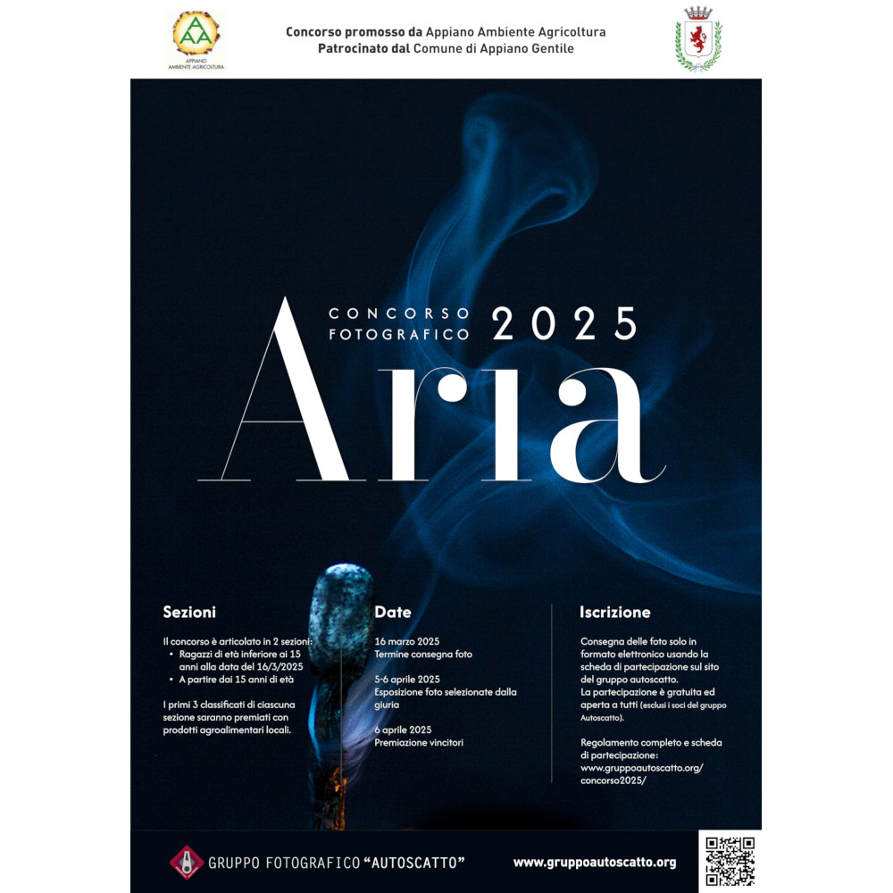 Concorso fotografico "Aria" 2025 Concorso fotografico "Aria" 2025