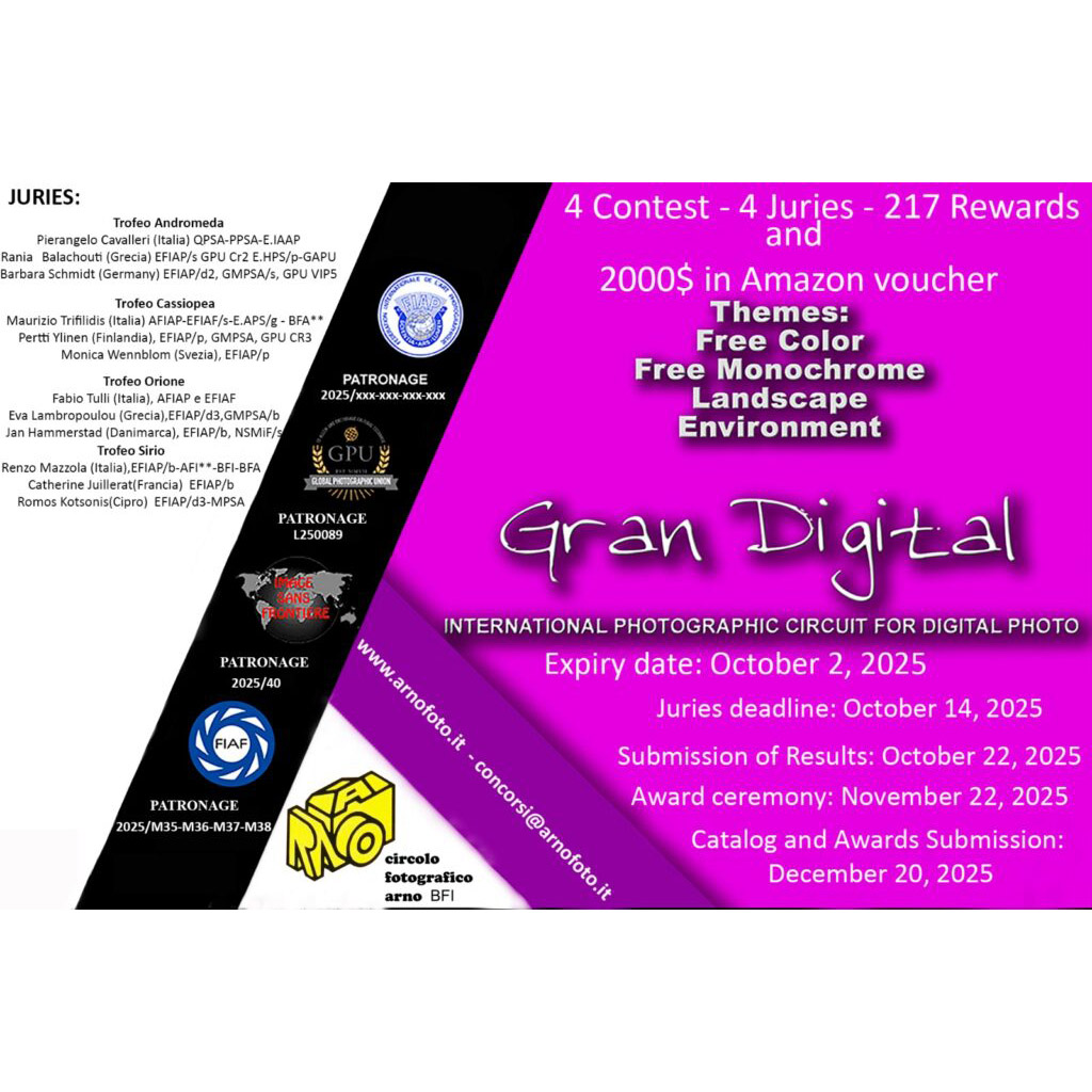 4th Gran Digital - Circuito fotografico internazionale per immagini digitali 4th Gran Digital - Circuito fotografico internazionale per immagini digitali