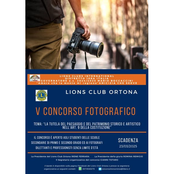V CONCORSO FOTOGRAFICO LIONS CLUB ORTONA V CONCORSO FOTOGRAFICO LIONS CLUB ORTONA