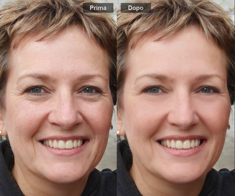 PhotoWorks: ritratto prima e dopo