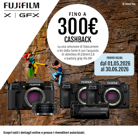 FUJIFILM ha annunciato la Summer Cashback 2026