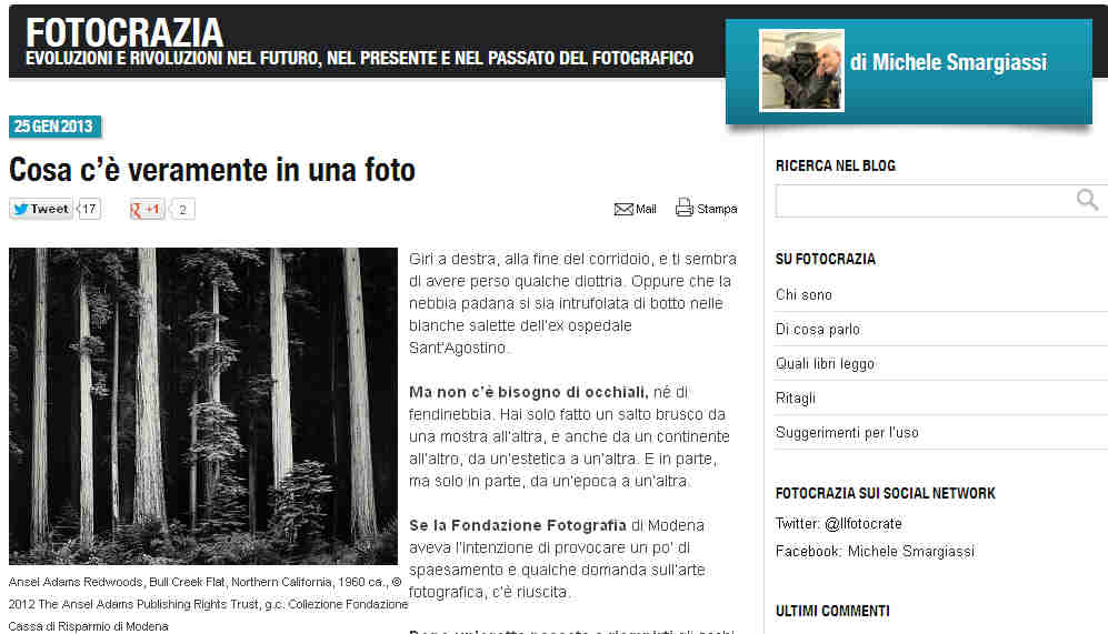 FOTOCRAZIA. Cosa c’è veramente in una foto - Cultura