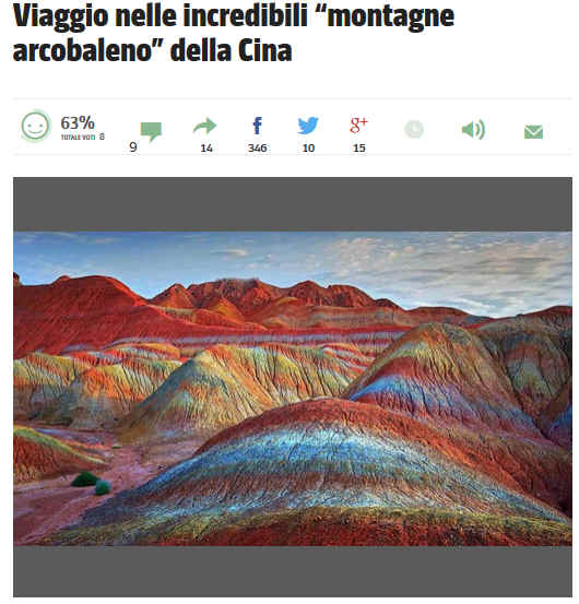 Le incredibili “montagne arcobaleno” della Cina - Gallerie