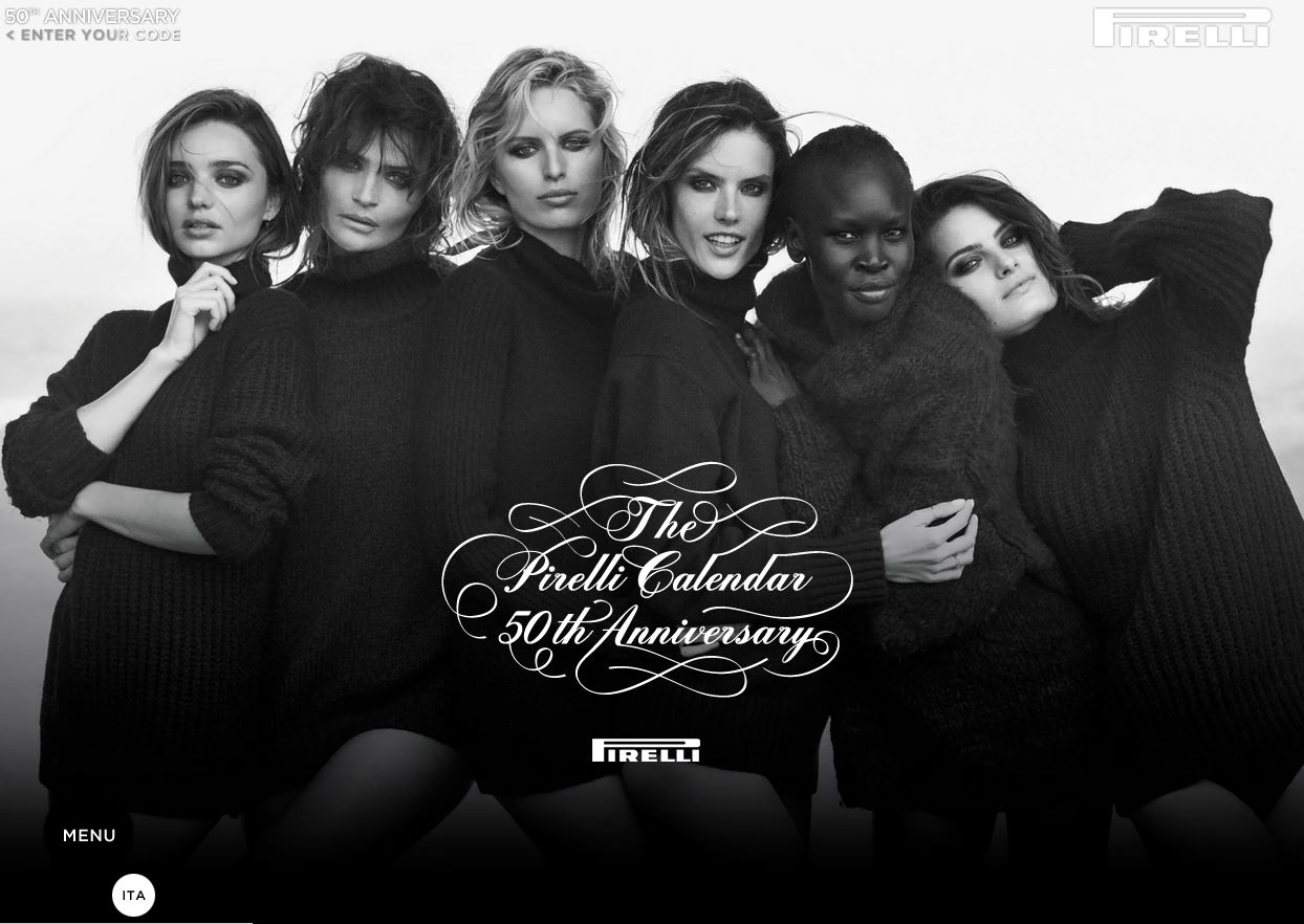 Calendario Pirelli 2014: scatti del 1986 di Newton - Curiosità