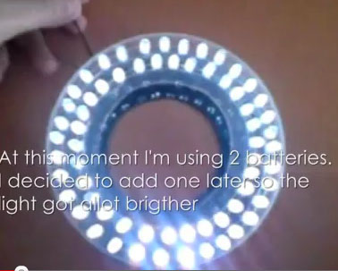 Come costruirsi un ring flash... a led - DIY photography